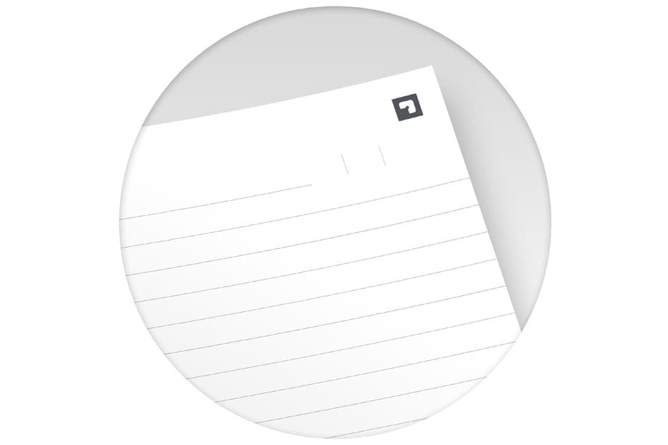 Oxford Spiralbuch Office , Black N, Red, , Din A5, Liniert, Pp