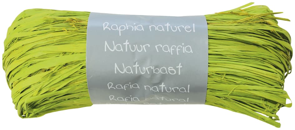 Clairefontaine Raffia-Naturbast, Limonengrün