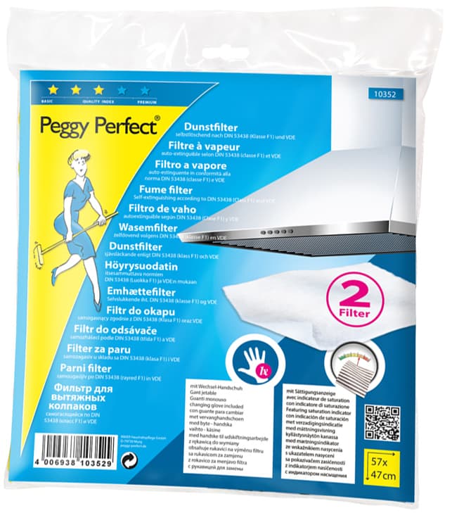 Peggy Perfect Dunstfilter Soft, Mit Wechselhandschuh