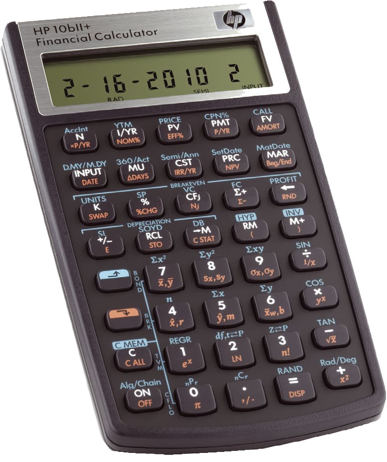 Hp Finanzrechner Hp 10bii+, Batteriebetrieb