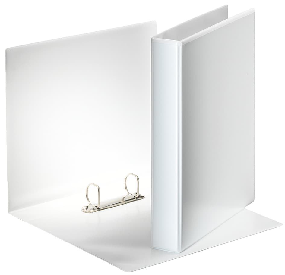 Esselte Präsentations-Ringbuch, Din A4, Weiß, 2-Ring