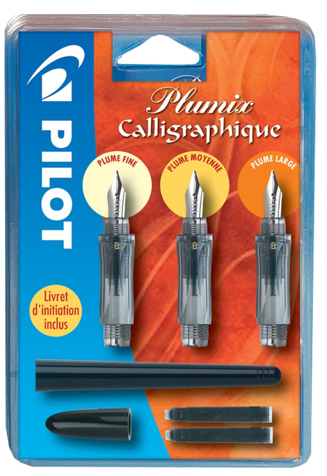 Pilot Kalligraphie-Füllhalter Plumix, 3er Set