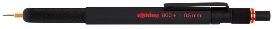Rotring Feinminen- Und Eingabestift 800+, 0,5 Mm, Schwarz