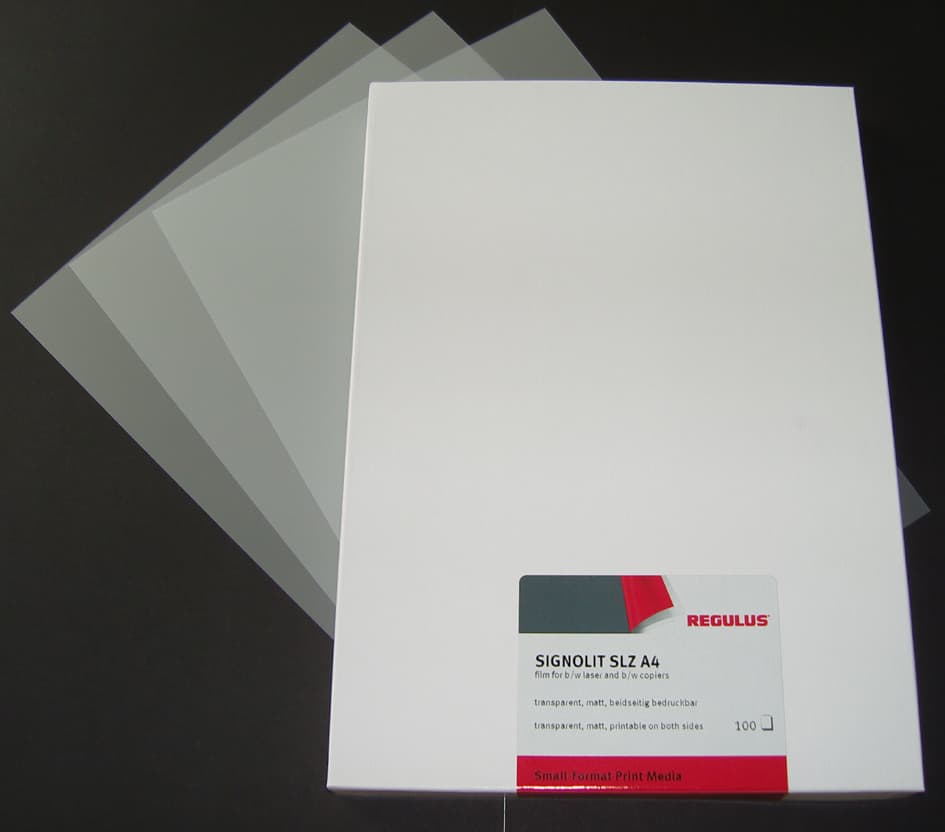 Regulus Laserdrucker-Folie Signolit Slz, Matt, Din A4