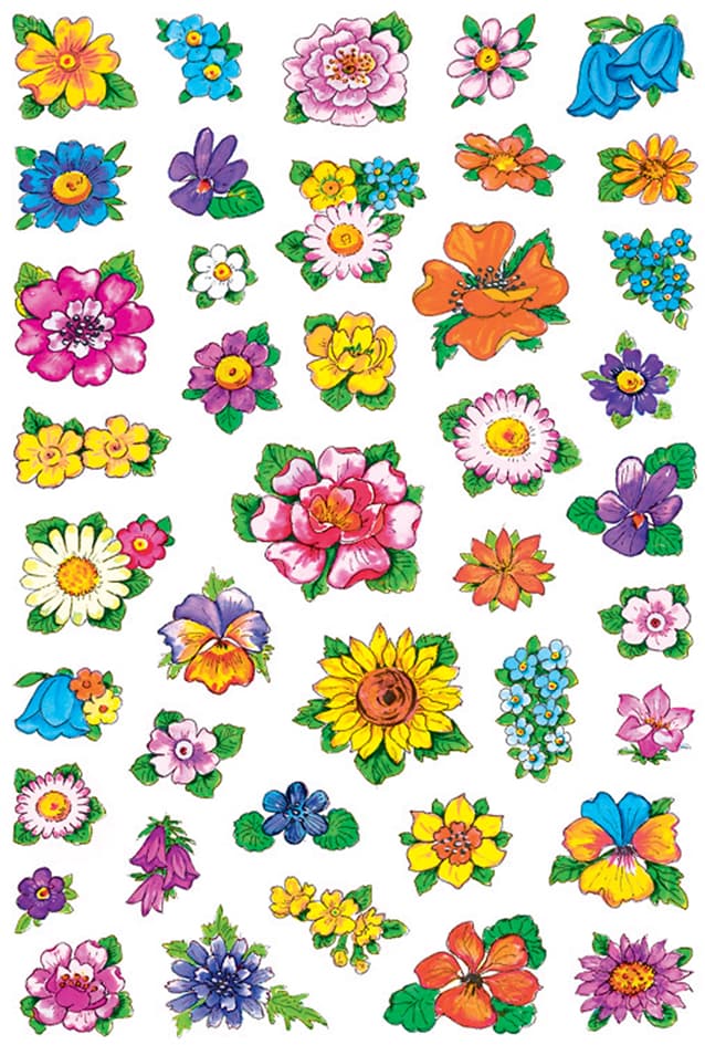 Herma Sticker Decor , Kleine Blumenköpfe,
