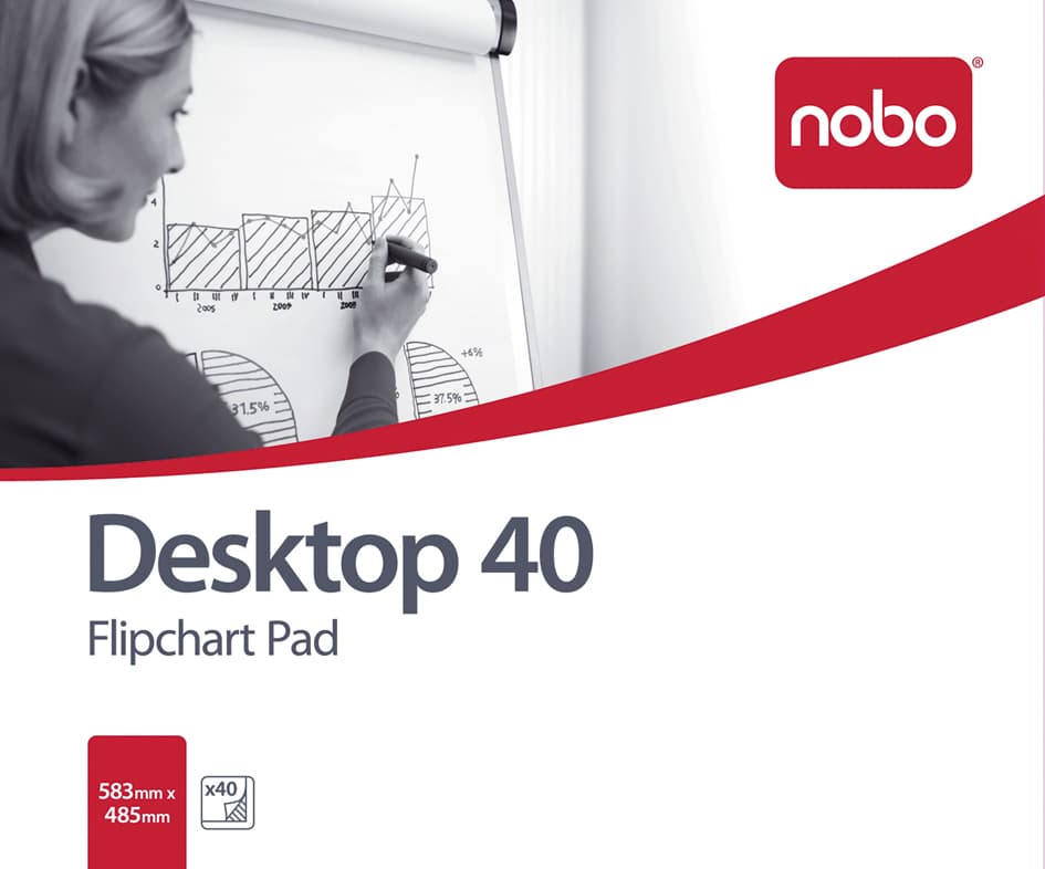 Nobo Flipchart-Block, Format: Din B1, (B)584 X (H)483 Mm