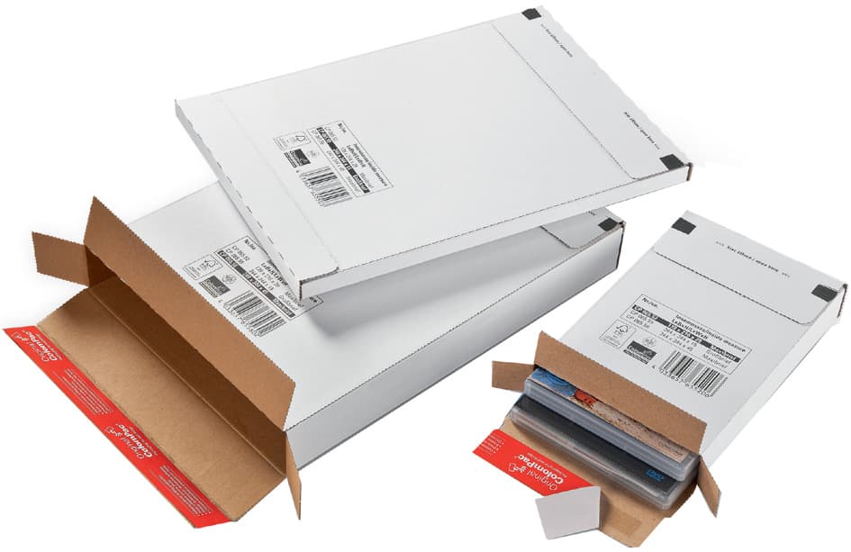 Colompac Versandkarton Kurierpaket, Für Maxibrief, Weiß