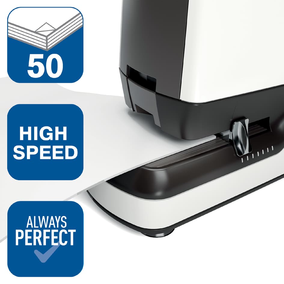 Rapid Elektro-Heftgerät Pro 90ec, Weiß / Schwarz