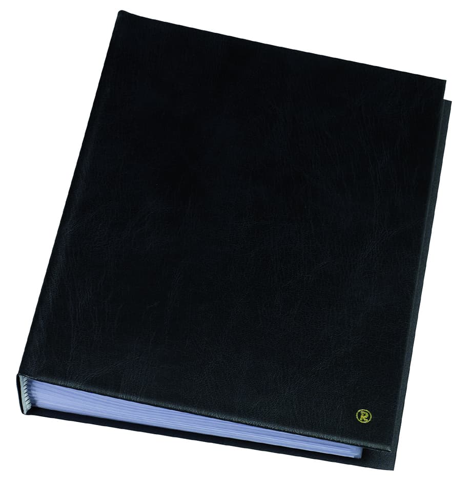 Rillstab Sichtbuch , Original, , Din A4, 100 Hüllen, Schwarz