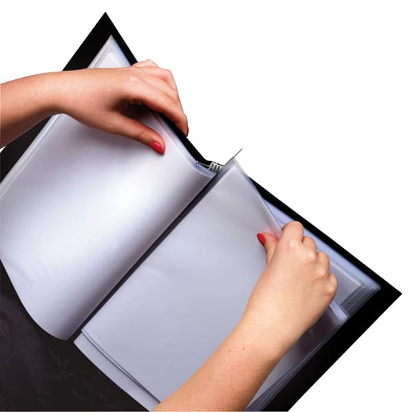 Rillstab Präsentations-Sichtbuch , Original, , A4, 20 Hüllen