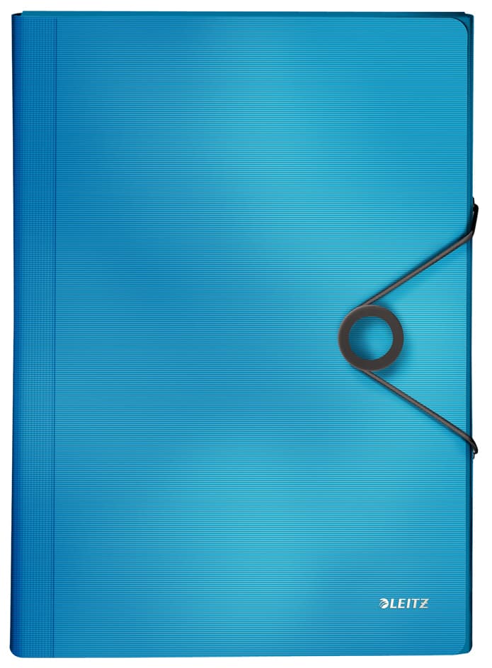 Leitz Fächermappe Solid, A4, Pp, 6 Fächer, Hellblau