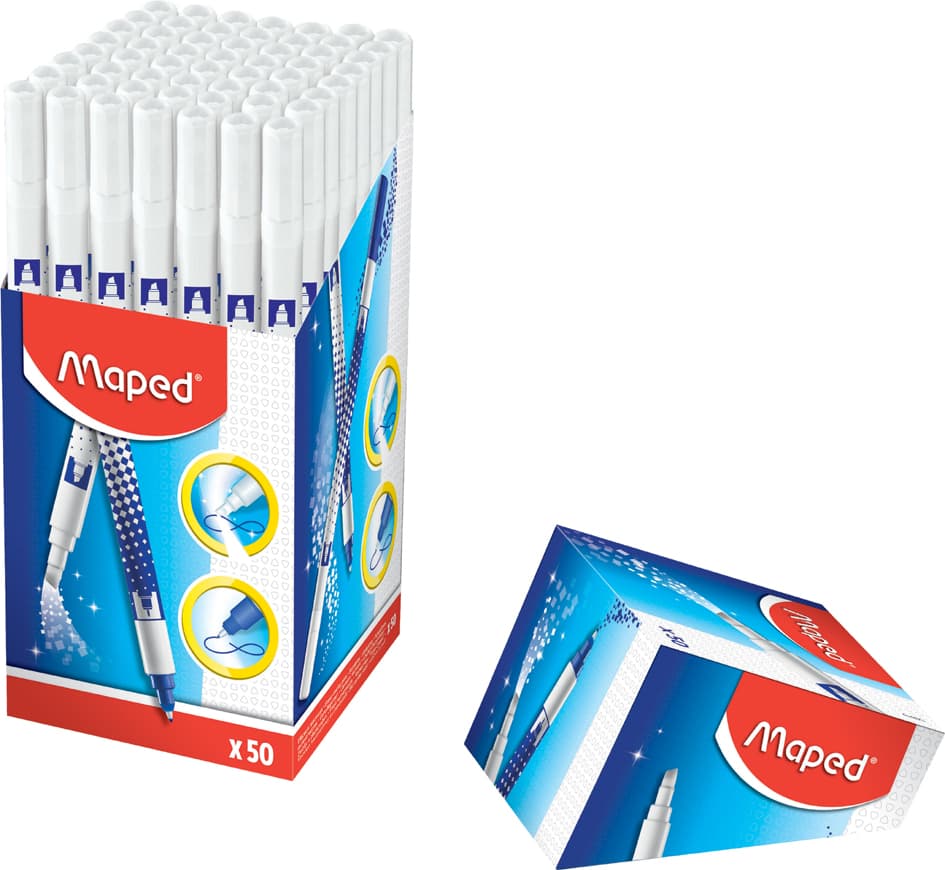 Maped Tintenlöscher, 2 Spitzen, 50er Display