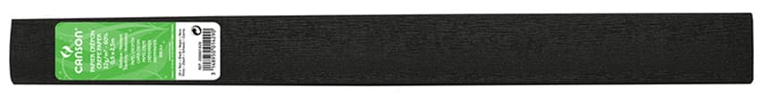 Canson Krepppapier-Rolle, 32 G/Qm, Farbe: Schwarz (29)