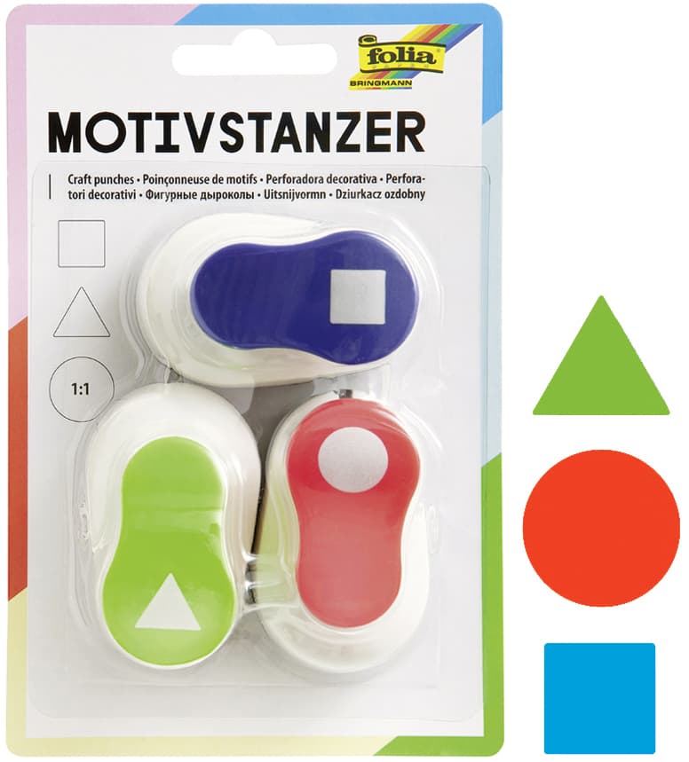 Folia Motivstanzer , Ganzjahresmotive, , Klein, Set 6