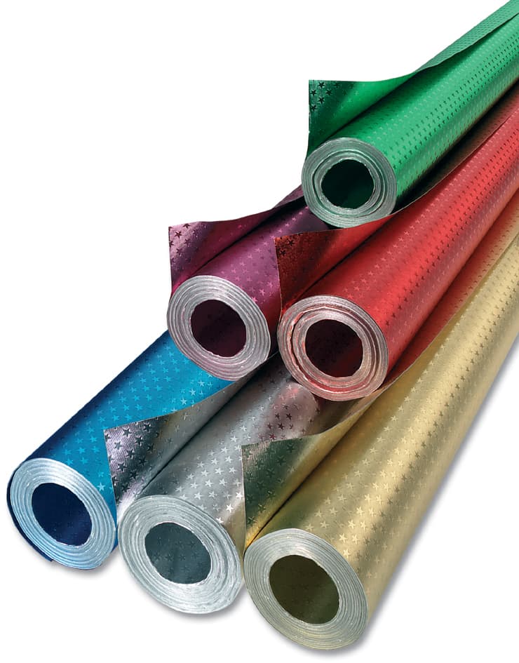 Folia Alu-Bastelfolie , Sternchen, , 500 Mm X 10 M, Rot