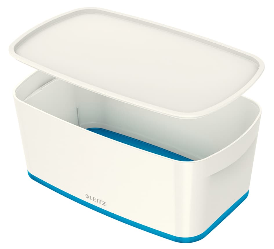 Leitz Aufbewahrungsbox My Box, 5 Liter, Weiß/Blau