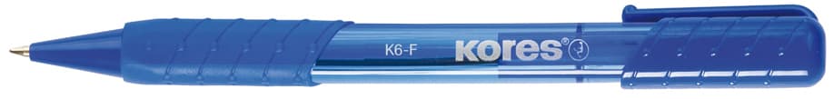 Kores Druckkugelschreiber K-Pen K6, Schwarz, M