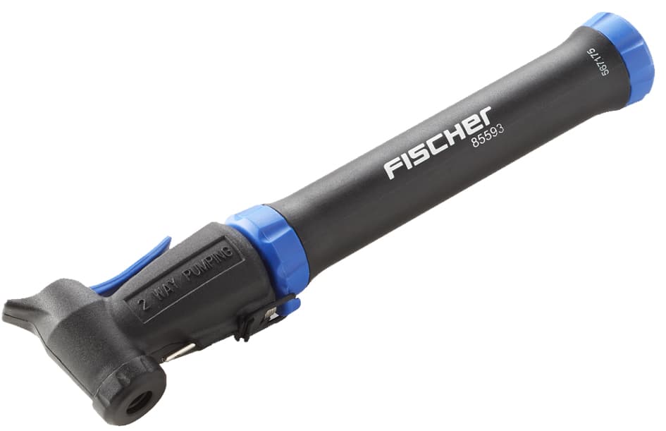 Fischer Mini-Fahrrad-Luftpumpe, Für Alle Ventile