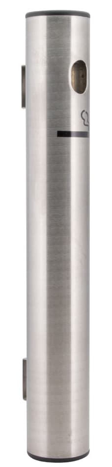 Securit Wandascher, Aus Edelstahl, Silber