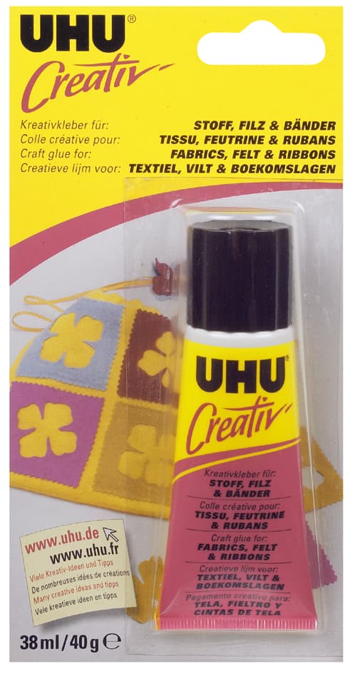 Uhu Spezialkleber , Creativ, Für Stoff, Filz & Bänder