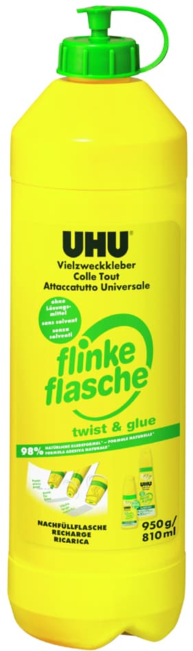 Uhu Vielzweckkleber Flinke Flasche Renature, 100 G Flasche