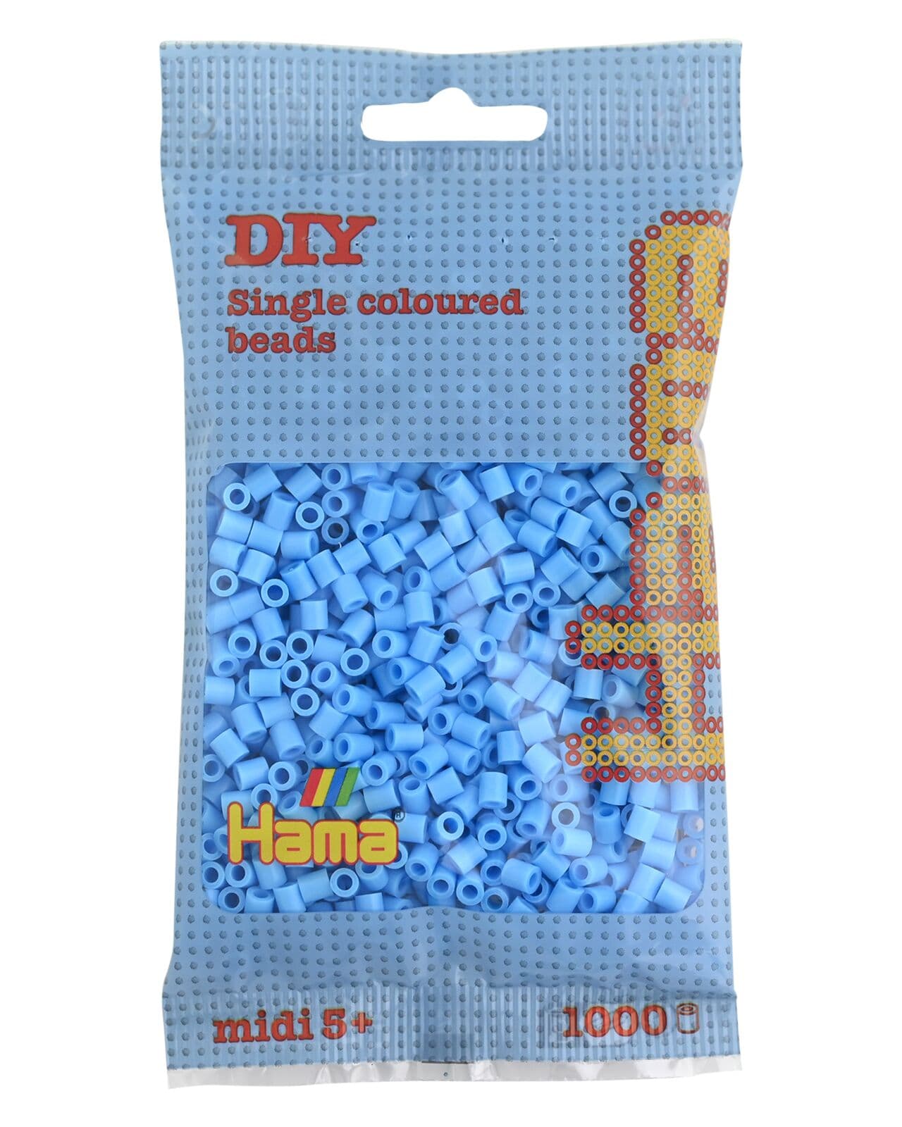 Hama Bügelperlen Midi, Pastell-Blau, Im Beutel