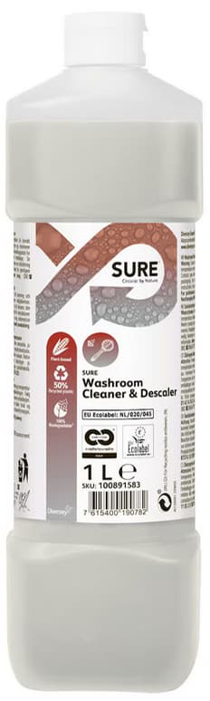 Sure Sanitärreiniger , Washroom Cleaner & Descaler, , 1 Liter