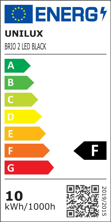 Unilux Led-Tischleuchte Brio 2.0, Schwarz