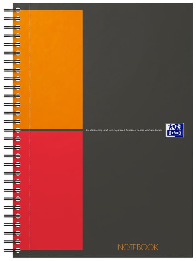 Oxford International Spiral-Notizbuch Notebook, B5, Liniert