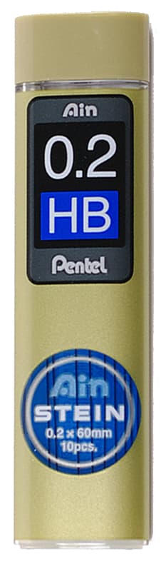 Pentel Druckbleistift-Feinmine Ain Stein C272, Härtegrad: B