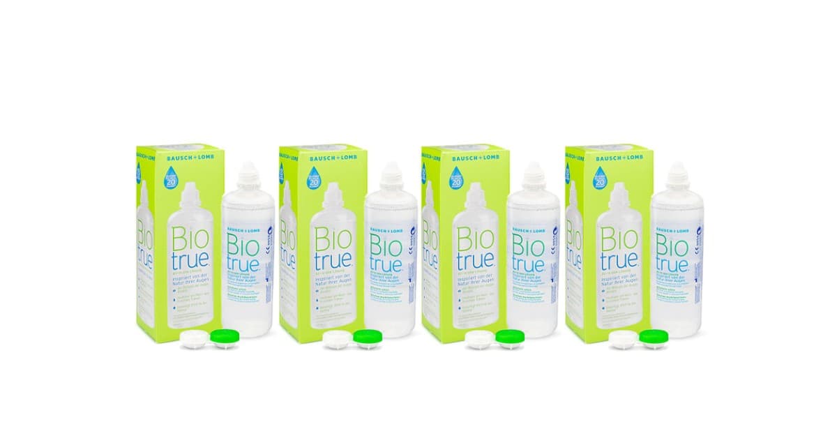 Biotrue Multi-Purpose 4 X 300 Ml Mit Behälter