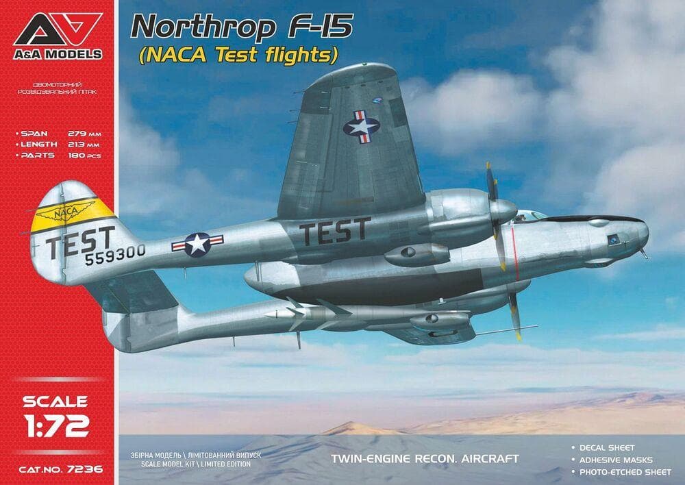 F-15a Reporter (Naca Test Flights)