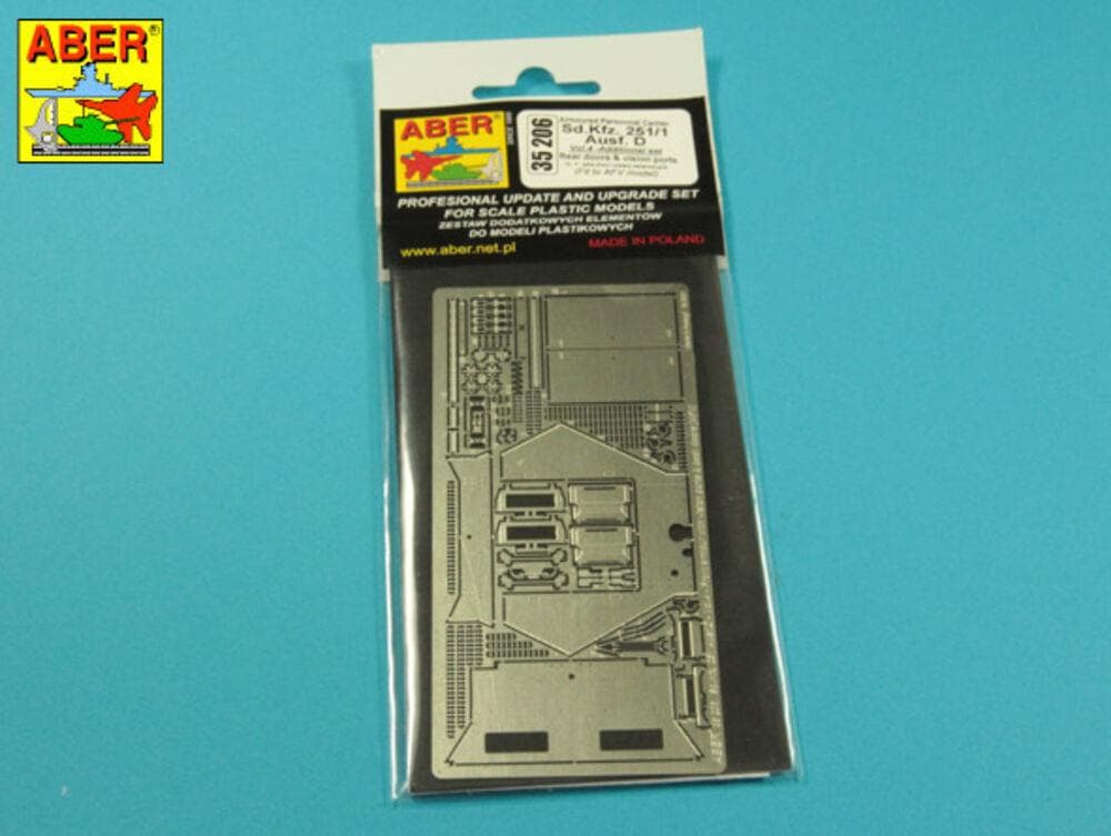 Sd.Kfz.251/1ausf. D-Vol.4-Add.Set-Rear Doors & Vision Ports