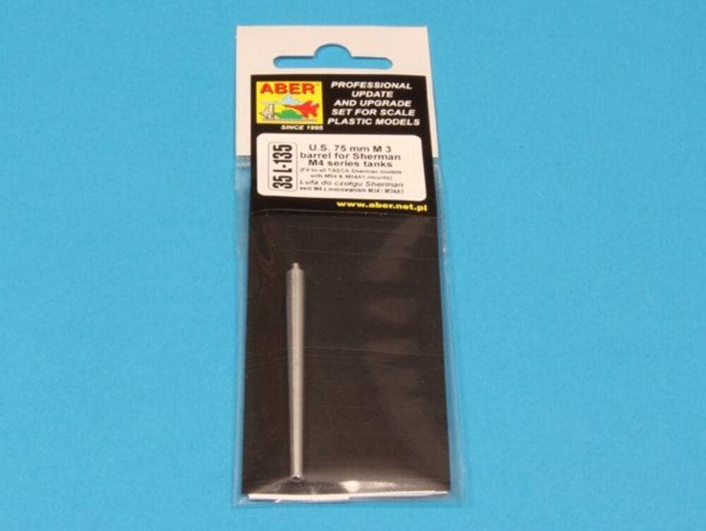 U.S.75 Mm M3 Barrel For Sherman M4 Series Tanks With M34 & M43a1 Mounts
