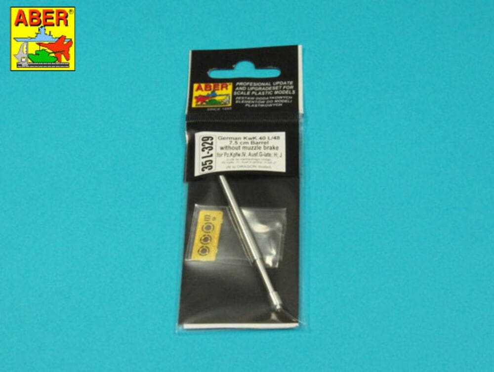 Germ.75mm Kwk 40 L/48 Barrel For Pz Ivg, H, J Without Muzzle Brake