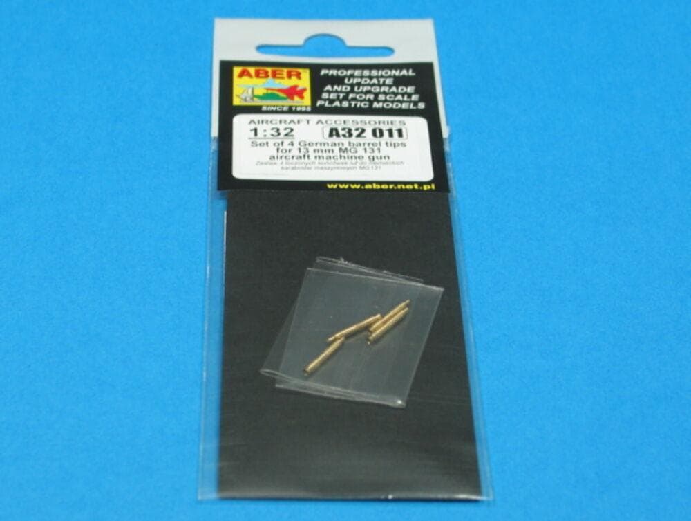 Set Of 4 German Barrel Tips For 13 Mm Mg 131 Aircraft Machine Gun