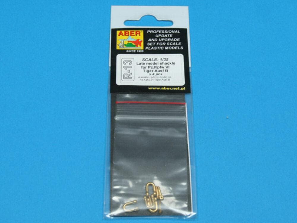 Scale:1/35late Model Shackle For Pz.Kpfw.Vi Tiger Ausf B X 4pcs