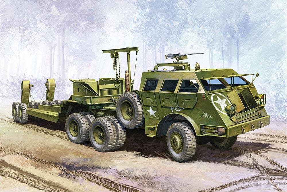 U.S. Tank Transporter Dragon Wagon Wwii Ground Vehicle Set-7