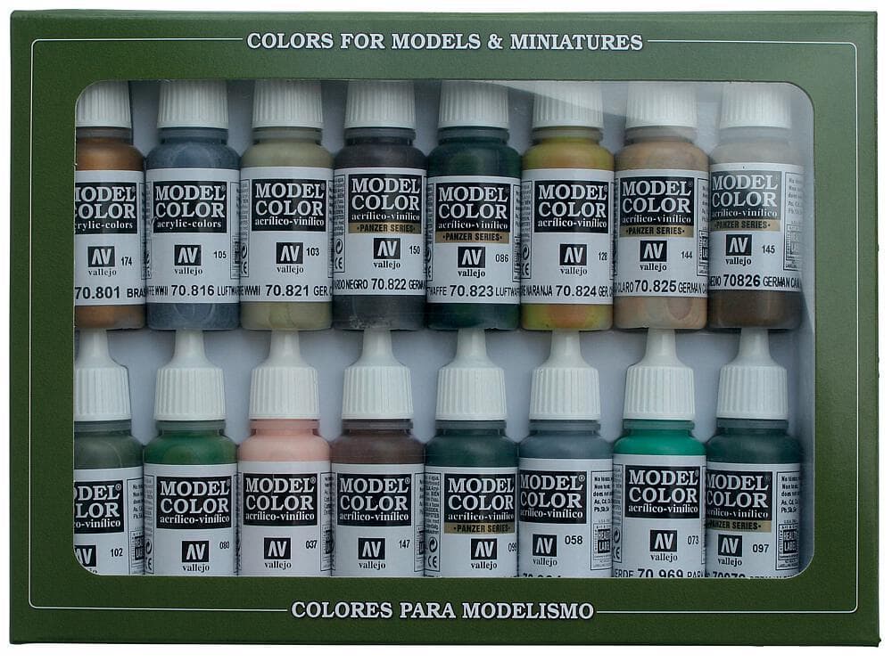 Model Color Set 14: Wwii German Camouflage (16)