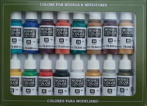 Model Color Set Medieval Colors (16)