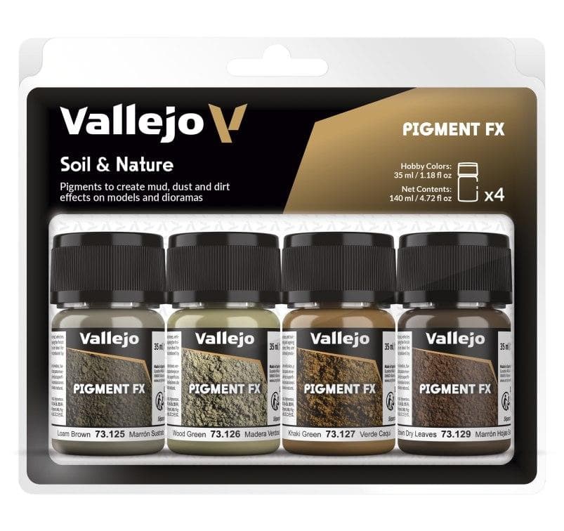 Farb-Set Pigmente - Soil & Nature (4 X 35ml)
