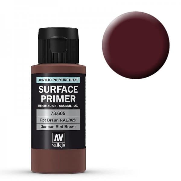 Grundierung 605 Rotbraun (Primer German Red Brown) Ral 8012 200ml