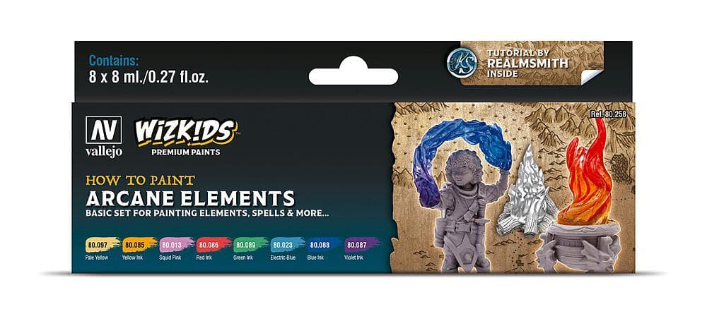 Wizkids Arcane Elements - Farb-Set 8 X 8 Ml