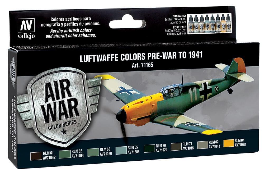 Luftwaffe Colors Pre-War To 1941 - Farbset - 8 X 17 Ml