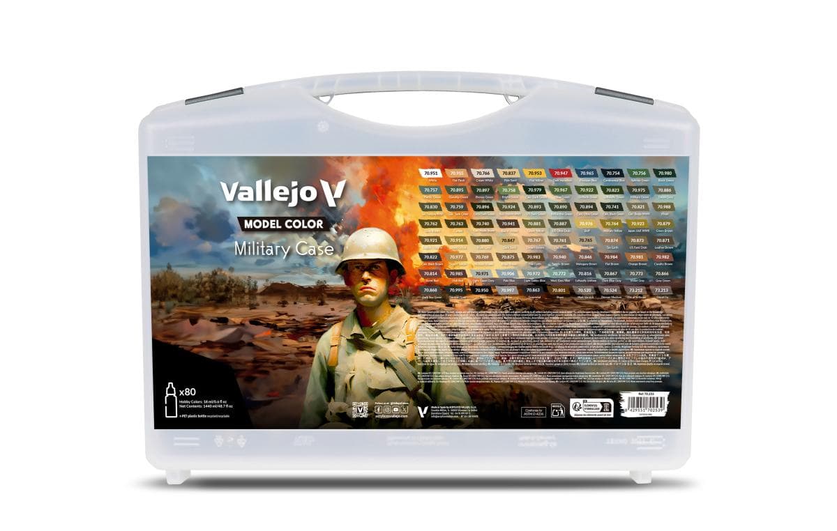 Model Color Militär-Set Im Koffer - 80 X 18 Ml