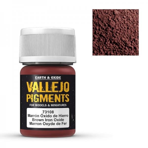 Vallejo Pigment Brown Iron Oxide 30ml
