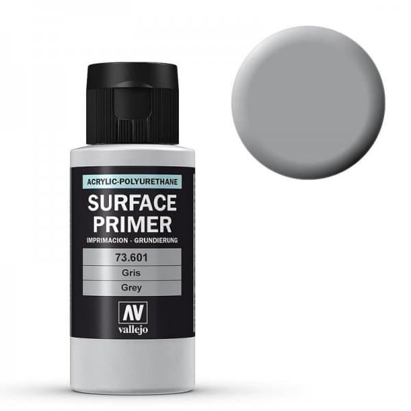 Vallejo Primer Grey Acrylic-Polyurethane (60ml)