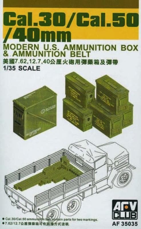 Cal.30/ Cal.50/ 40 Mm Ammo Boxes