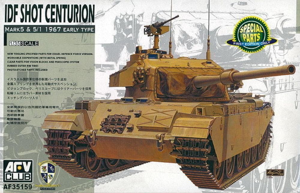 Idf Shot Centurion Mark 5 & 5/1 1967 Early Type