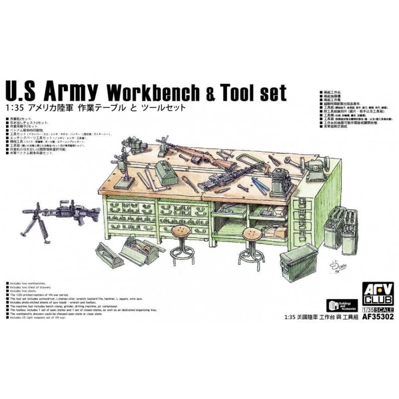 U.S. Army Workbench & Tool Set
